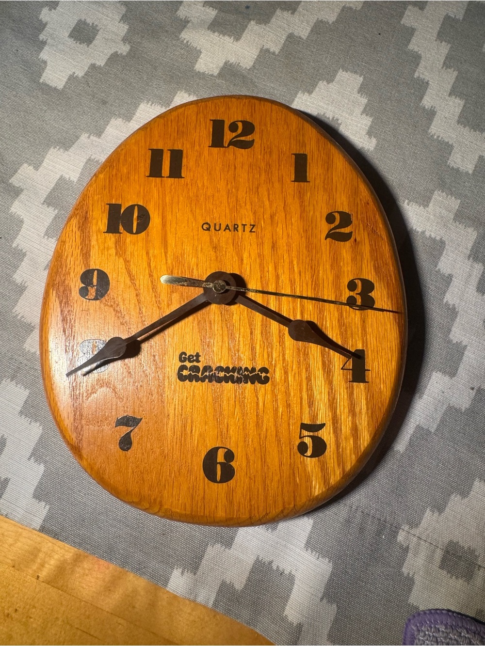 1970's Collectable Egg Clock 'Get Cracking' campaign.